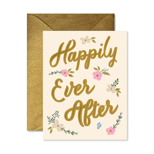 Happily Ever After Wedding Card