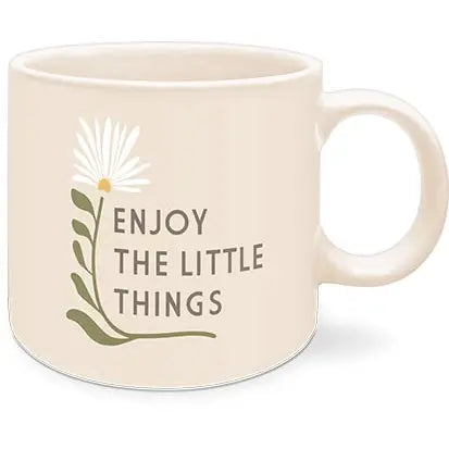 Enjoy the little things daisy mug 