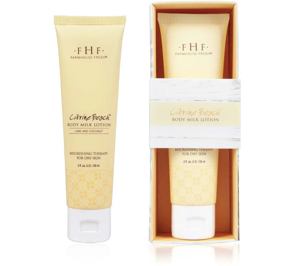 Citrine Beach Body Milk - Travel Lotion 2oz