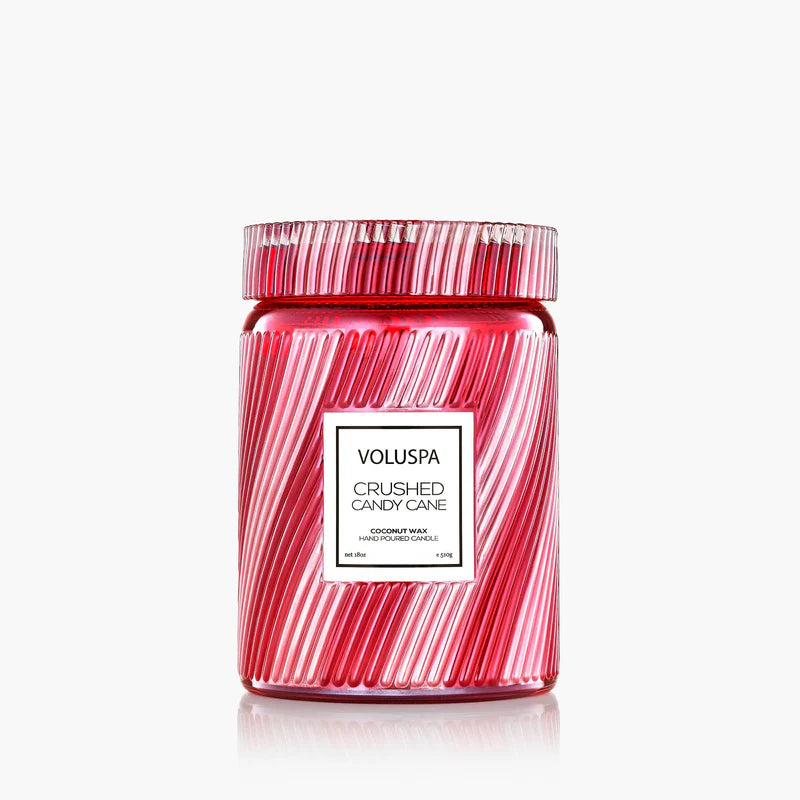 Voluspa Crushed Candy Cane Candle Collection