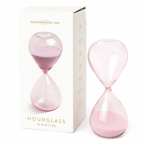 Colored Glass Hourglass