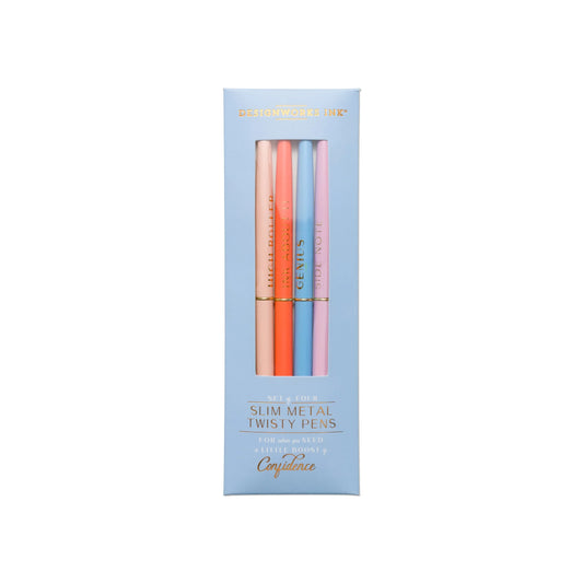 Twisty Slim Metal Pen Set