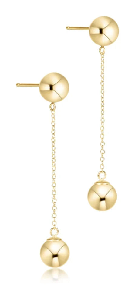 enewton Simplicity Chain Gold Drop Earrings