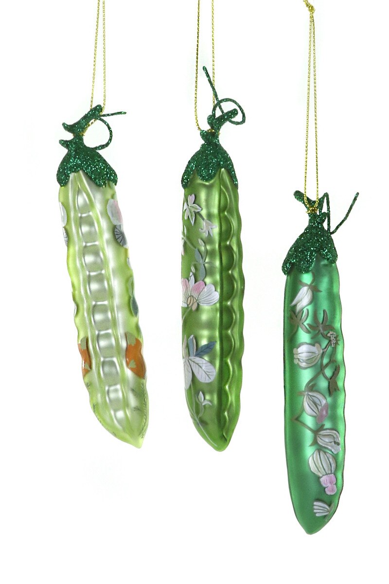 Pea Pod Ornament