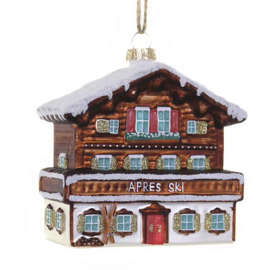 Ski Chalet Ornament