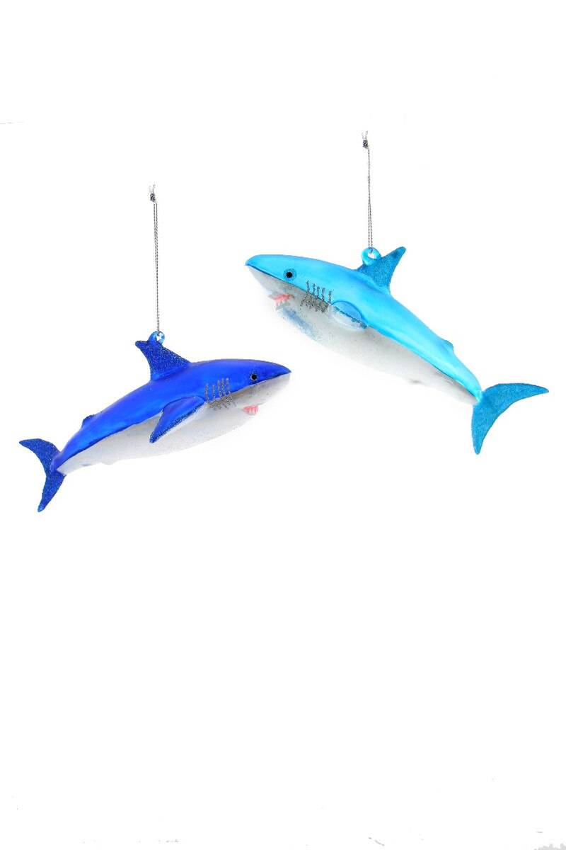 Shimmering Shark Ornament