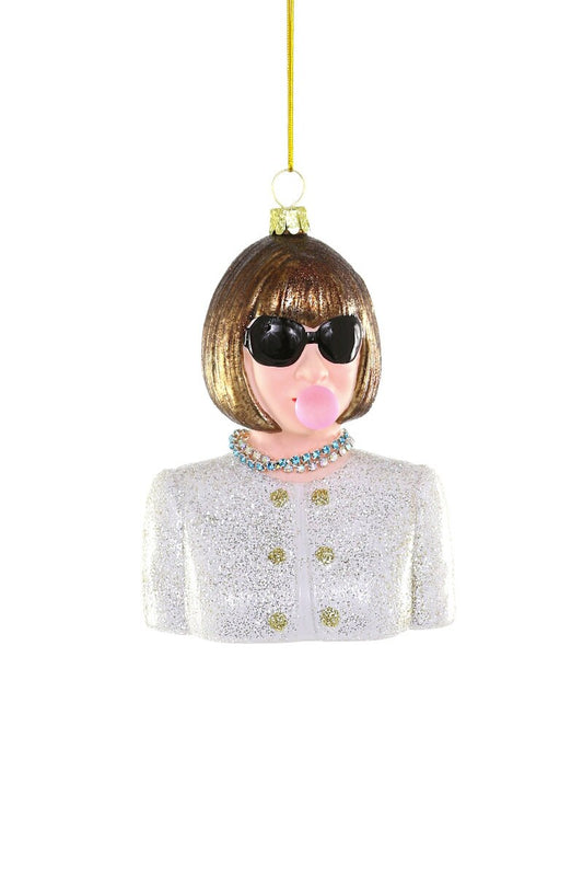 Anna Wintour Bubblegum Ornament