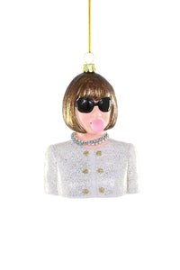 Anna Wintour Bubblegum Ornament