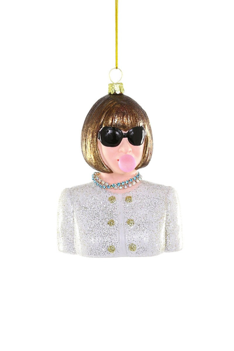 Anna Wintour Bubblegum Ornament