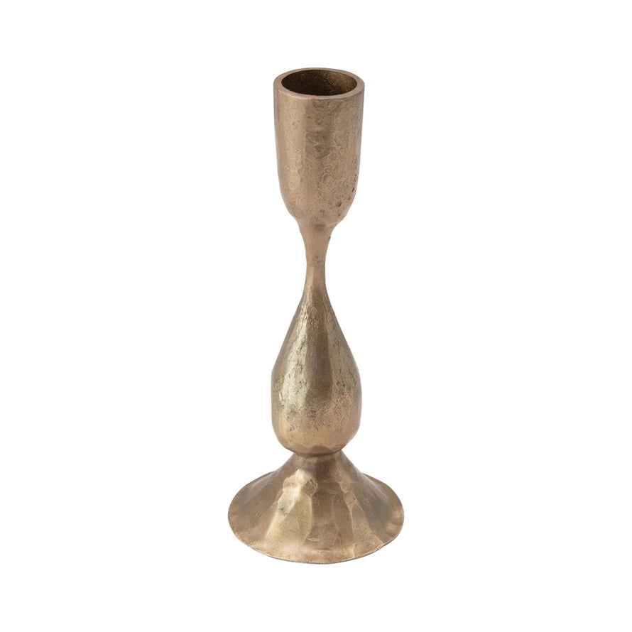 Antique Brass Hand-Forged Taper Holder