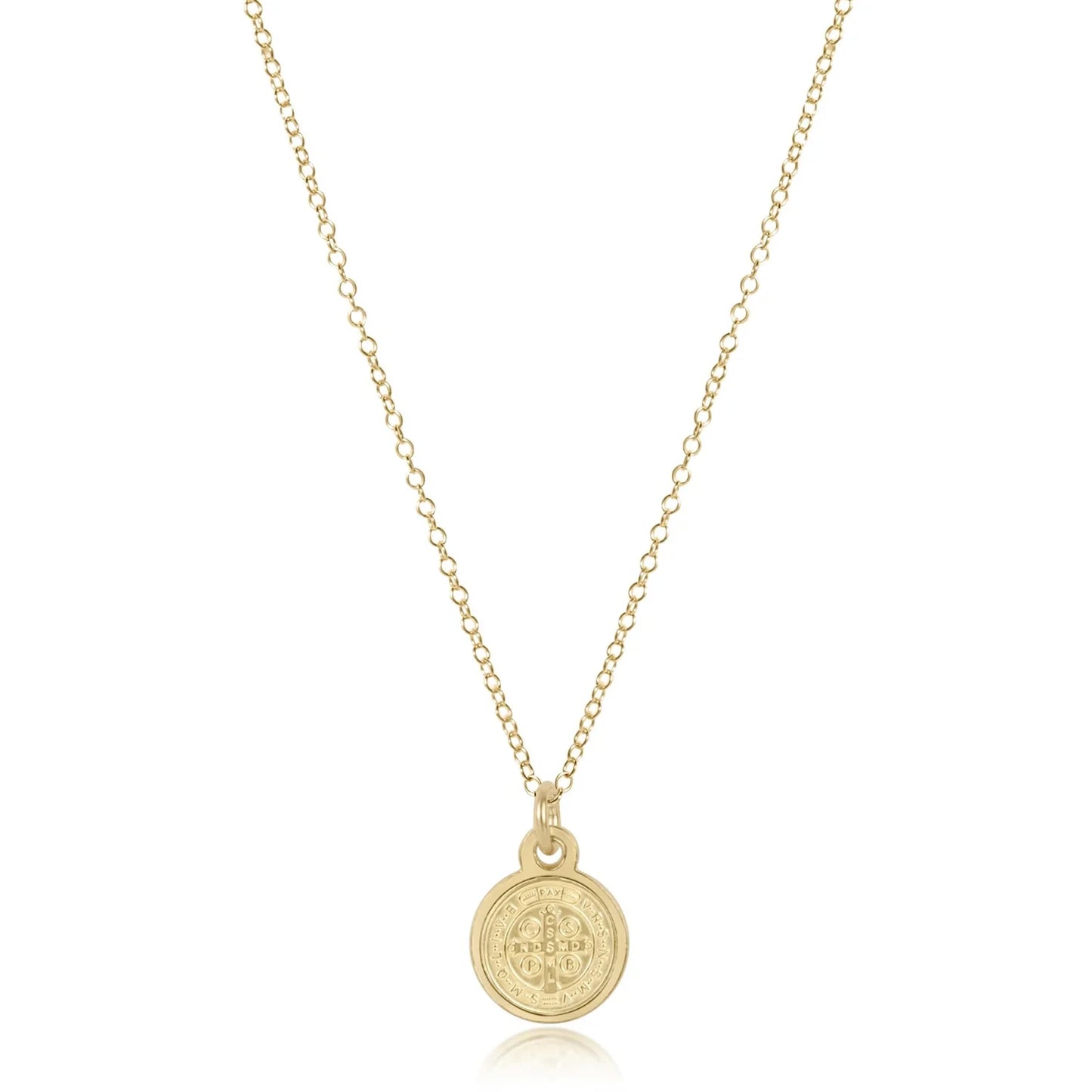 Enewton 16" Necklace - Blessing Small Gold Disc