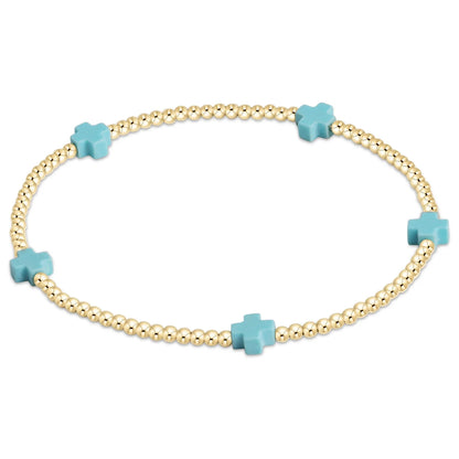 Enewton Small Signature Cross Bead Bracelet Collection