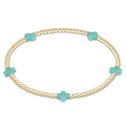 Enewton Small Signature Cross Bead Bracelet Collection