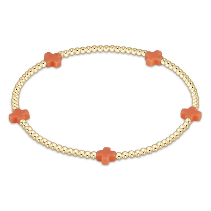 Enewton Small Signature Cross Bead Bracelet Collection