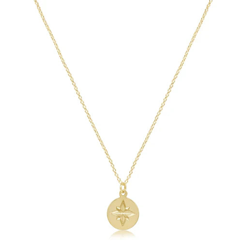 Enewton 16" Necklace - Direction Gold Disc
