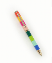 Load image into Gallery viewer, Idlewild Co. Rainbow Vertical Striped Pen showcased 
