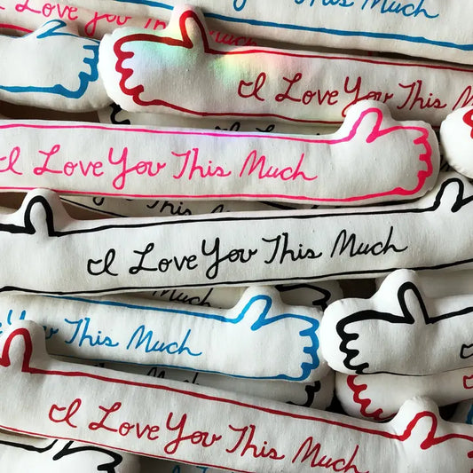 I love You This Much Pillow