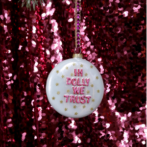 In Dolly We Trust Ornament