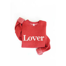 Load image into Gallery viewer, LOVER, Valentine&#39;s Day Sweatshirt Pullover
