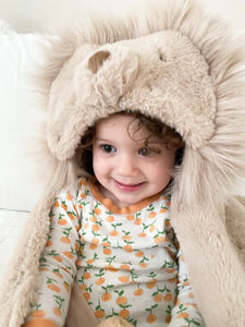 Luca The Lion Hooded Blanket