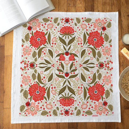 Ladybug Tea Towel