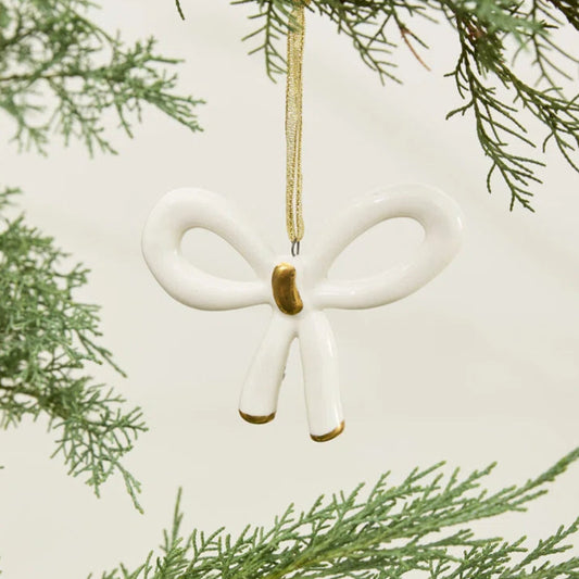 Luella Gold Bow Ornament