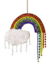 Jeweled Rainbow Ornament