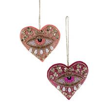 Load image into Gallery viewer, Evil Eye Beaded Ornament
