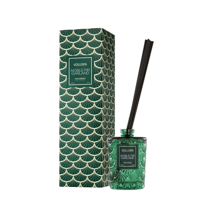 Voluspa Noble Fir Garland Candle Collection