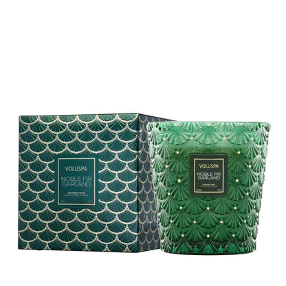 Voluspa Noble Fir Garland Candle Collection