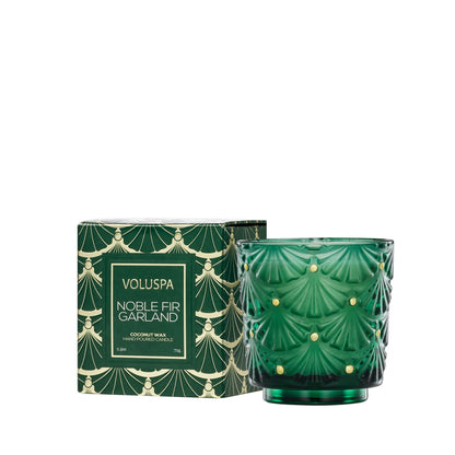Voluspa Noble Fir Garland Candle Collection
