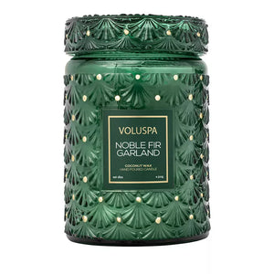 Noble Fir Garland Candle Collection