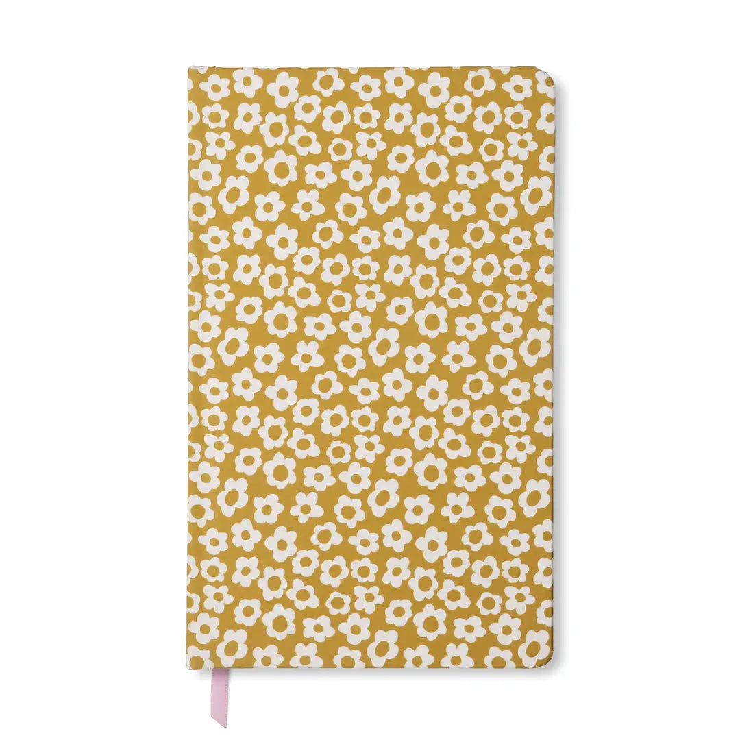 Ochre Groovy Floral Journal