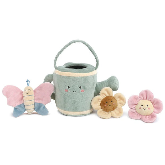 Spring Watering Can Plush Toy Set