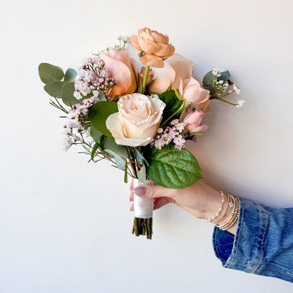 Small wrapped bouquet for proms, school dances & recitals