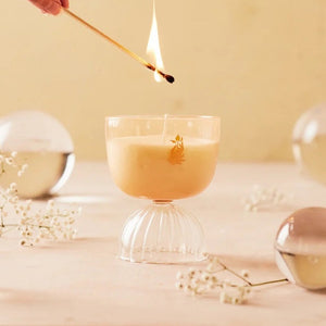 Rewined Coupe Glass Candles