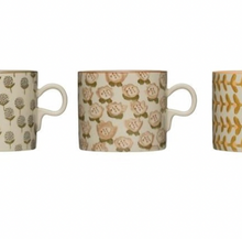 Load image into Gallery viewer, Garden Stamped Mugs
