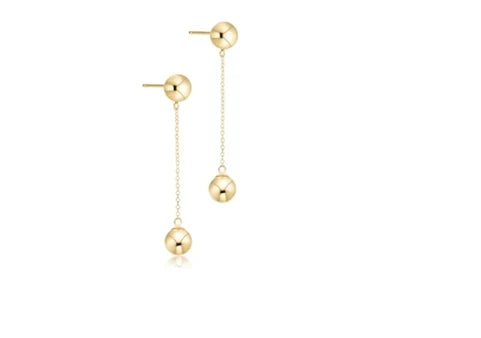 enewton Simplicity Chain Gold Drop Earrings