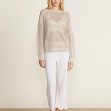 Load image into Gallery viewer, Barefoot Dreams Sunbleached Open Stitch Pullover
