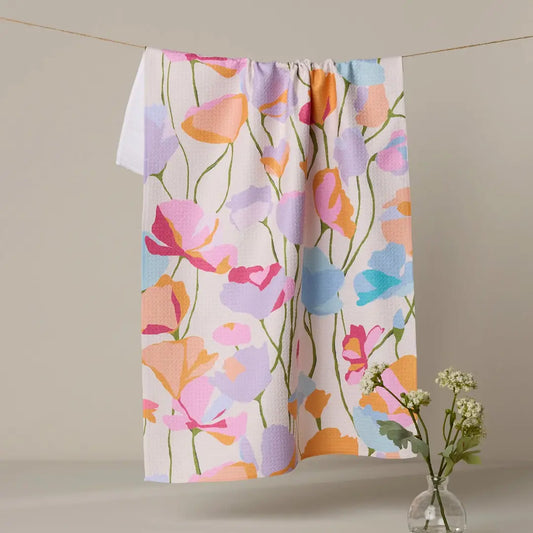 Sunlit Garden Tea Towel
