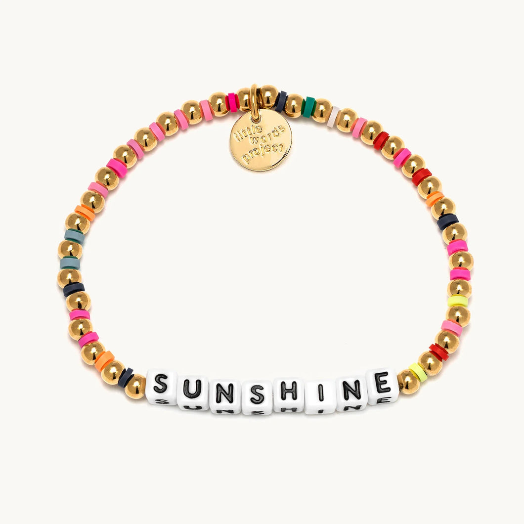 Sunshine Bracelet - Gold Plated Rainbow