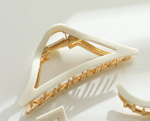 Load image into Gallery viewer, Ivory Gold Metal Assorted Eco-Friendly Claw Clips
