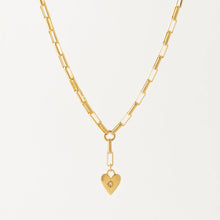 Load image into Gallery viewer, Verona Starburst Heart Necklace
