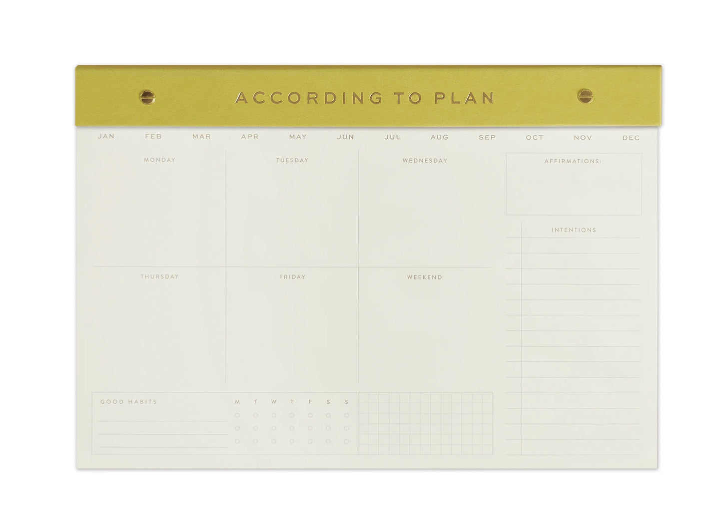 Weekly Postbound Notepads