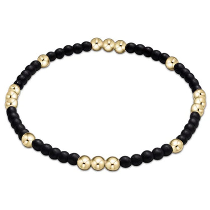 Enewton Gemstone Bracelet Collection - Matte Onyx