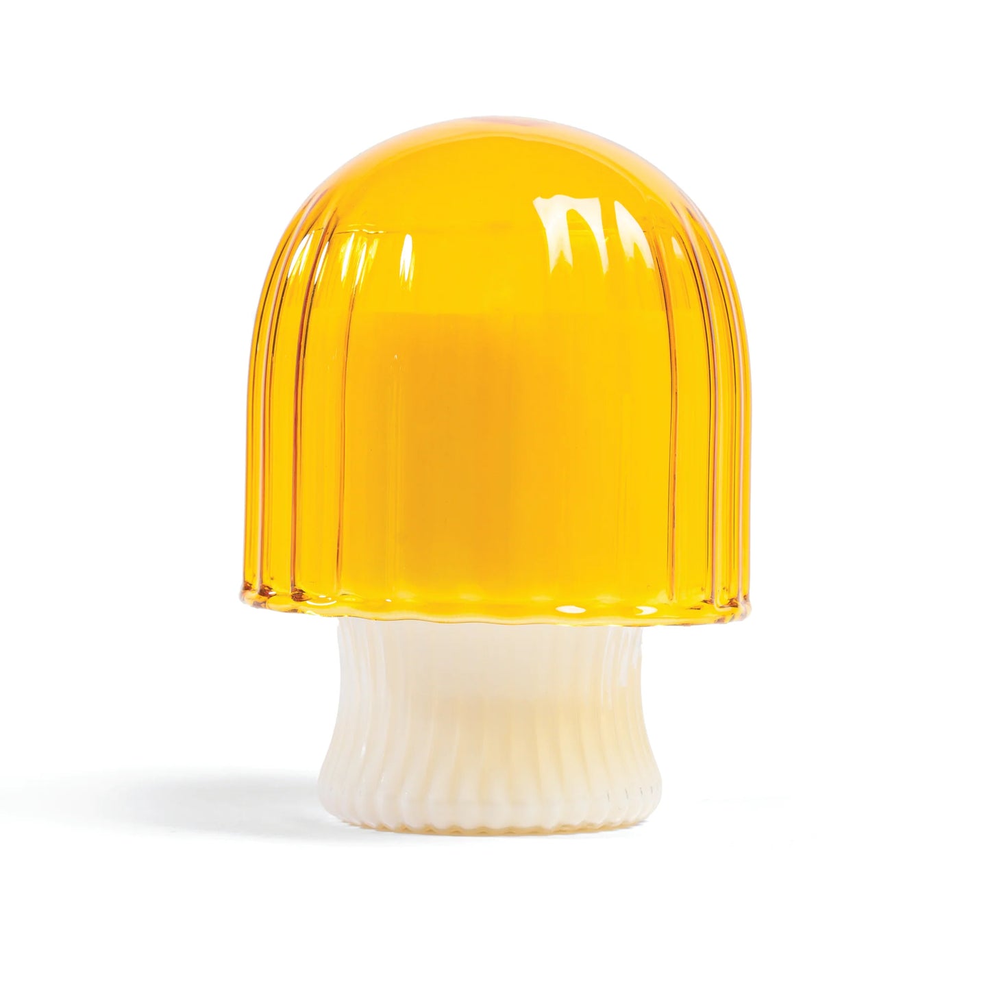 Lemon Mushroom Cloche Candle