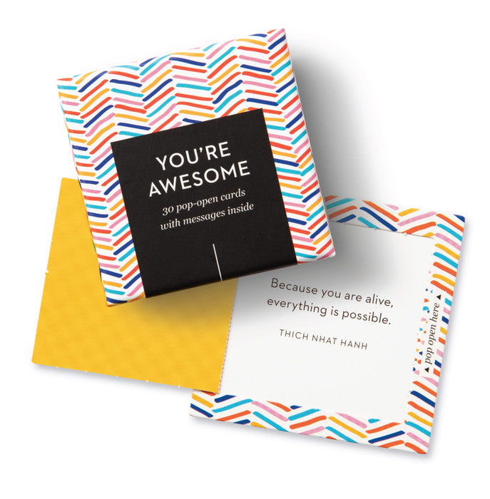 You're Awesome ThoughtFulls Pop-Open Cards