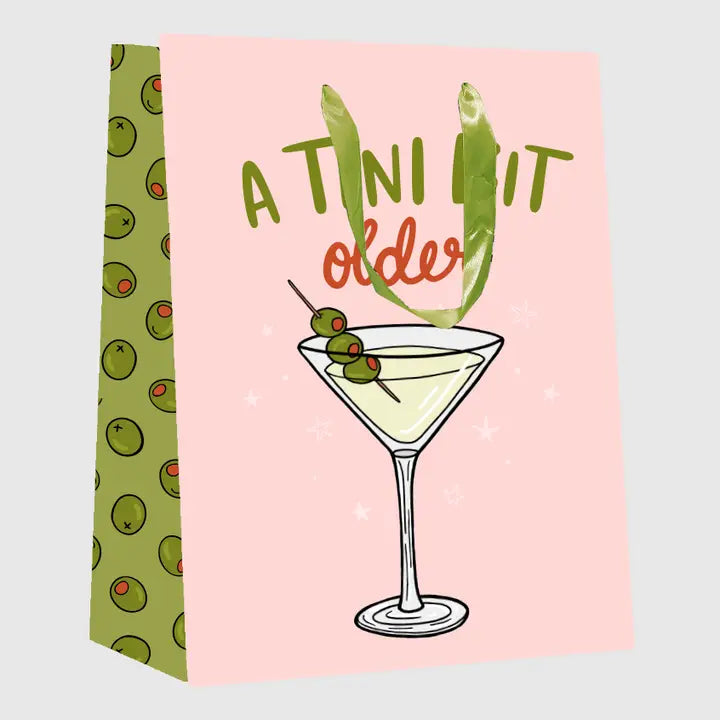 A Tini Bit Older Martini Birthday Gift Bag