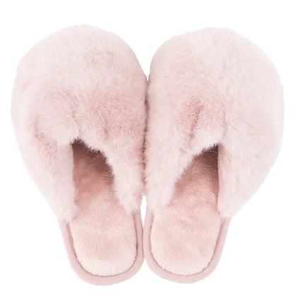 Faux Fur Jumbo Slippers