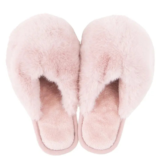 Faux Fur Jumbo Slippers